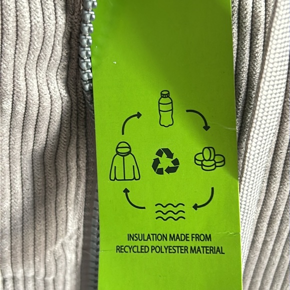 New Sam Edelman Funnel Neck Puffer Corduroy Cold Weather Coat - Picture 10 of 15